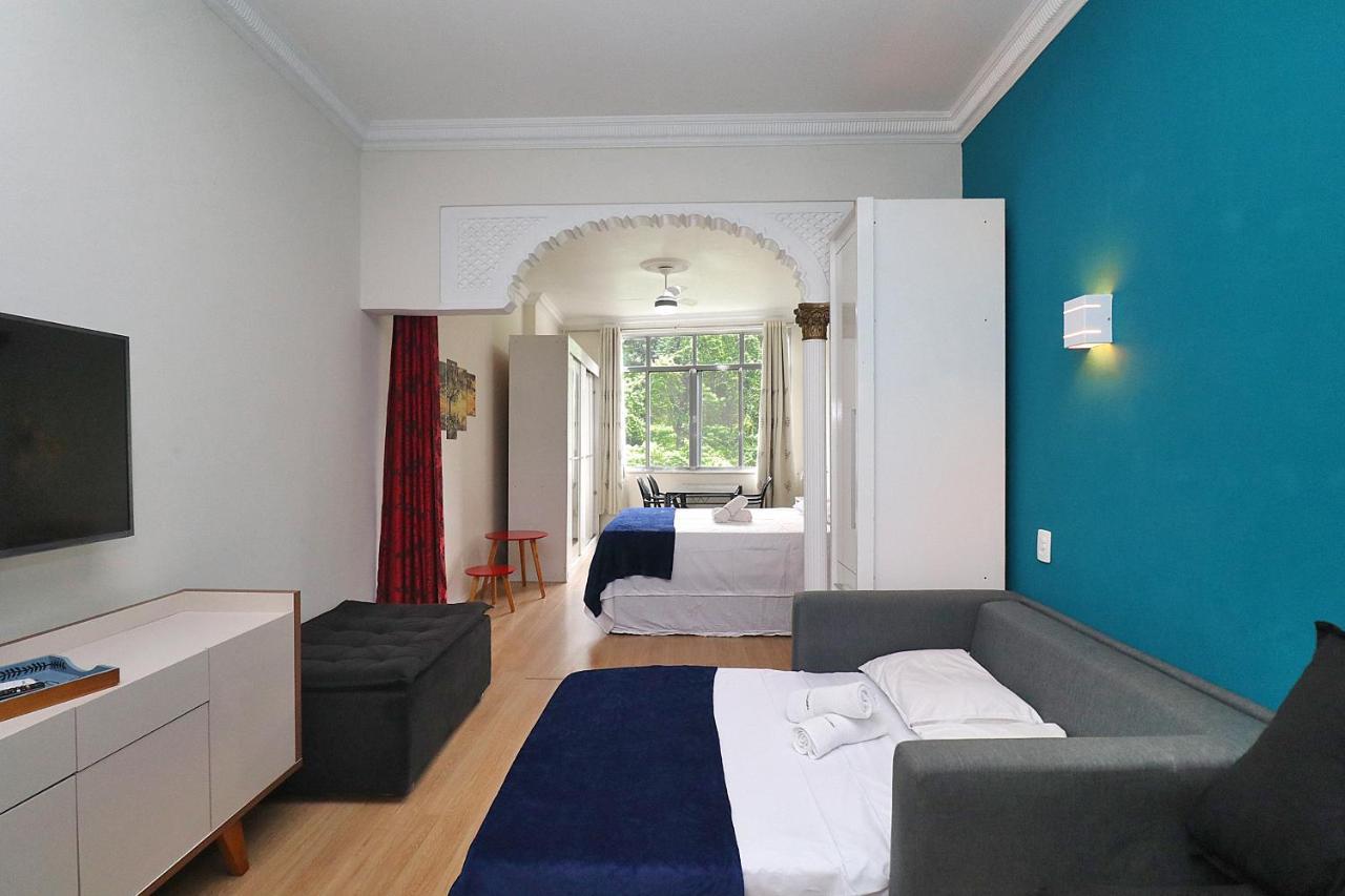 Fantastico 1 Quarto E Sala Em Copacabana Com Vista Para Natureza Apartment Rio de Janeiro Exterior photo